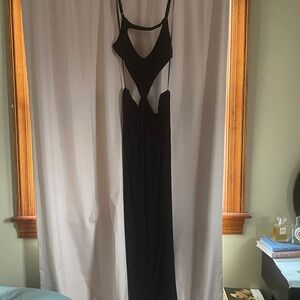 Reformation Black Cut Out Maxi Dress Never Worn w/ Tags